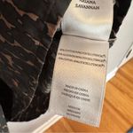 Rails  Ariana Top Blouse Black Print Animal Leopard Medium Savannah Photo 4