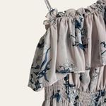 Misa  Alexandra Floral Print Asymmetric One Shoulder Midi Dress Size S Photo 5