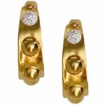 Alexis Bittar New   Gold and Silver Women's Hoop Earrings Photo 1