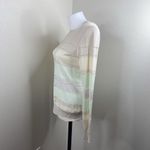 Jason Wu  Striped Merino Pastel Lightweight Pullover Sweater Wool Blend Sz M Photo 2
