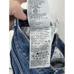 Levi's Premium Denim Ribcage Jean Shorts Women 24 Blue Button Fly Preppy Western Photo 4