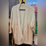 Free People NWOT Lola Sweatshirt Cardi - spa combo mint tan - XS Photo 6