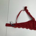 Aerie  Happy Size 32A Bra Very Sexy Lined Demi Push Up Underwire Red Lace Plunge Photo 9