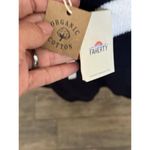 Faherty NWT Women's Varsity Blues White Throwback Sweater Hoodie Size Small Photo 6