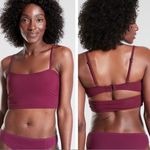 Athleta  Shirred Bra Cup Longline Bikini Top Photo 1