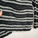 Madewell Grey Striped Slouchy Cardigan Sweater Womens Xs/S Oversized Boxy Boho Photo 5