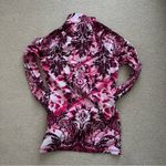 Athleta Pink Motif Thermal  Quarter Zip Photo 1
