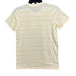 Everlane Organic T Shirt Womens S Butter Yellow Stripe Tee Preppy Casual NEW Photo 3