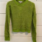 WAYF  Green Loose Knit Crew Neck Sweater. Size Medium. New With Tags. Photo 2