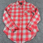 NFL  Juniors Collection San Francisco 49ers Flannel‎ Button Up Top Size M Photo 0