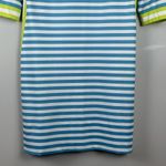 Gretchen Scott Dress XS The Hinckley Stripe Split Neck Short Shift Retro Preppy Photo 3