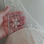 Chi Chi London Chi Chi Ivory Embroidered Flowers Sweetheart Neckline Wedding Party Dress Fairy Photo 3