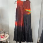 COS  x Uzrambo Abstract Multicolor Silk‎ Cotton Maxi Dress Photo 3