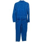 NWT MOTHER The Specialist Ankle Corduroy Jumpsuit Sky Diver Blue Size Large Photo 6