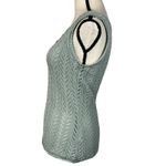 Calvin Klein Jeans Large Top Crochet Sleeveless Semi-Sheer Stretch Round Neck Photo 5