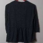 Premise  M Black Knit Peplum Waist Jacket Photo 1