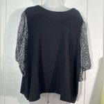 Premise  Black Elbow Sleeve Top Size 3XL EUC Photo 0
