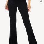 Sofia by Sofia Vergara Black velvet sparkle Flare Pants 10 short Photo 0