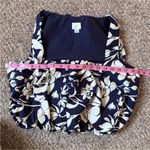A New Day Floral Navy and White Women's Top Photo 7