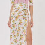 For Love & Lemons NWT  Emma Midi Dress - Marigold Photo 0