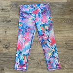 Aeropostale Live~Love~Dream Watercolor Cropped Workout Leggings Sz Small Photo 0