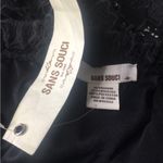 Sans Souci New  Black Cut Out Floral Lace Pencil Skirt Size Medium Photo 3