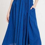 NWOT MILLE MARILYN Cotton V neck waist tie Blue INDIGO sz S Photo 0