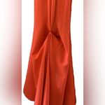 Elegant Jonathan Kayne Orange Gown with Embellished Waist Size 2 Photo 3