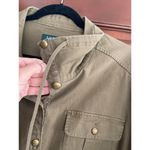 Lauren Ralph Lauren Vondra Twill cropped jacket size 14 Green Photo 5