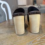 Paige  Alex Studded‎ Brown Suede Platform Clogs Size 11 Retro 70's Photo 3