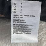 American Eagle  Outfitters Denim Skirt Womens Size 2 Black Button Fly Grunge Goth Photo 5