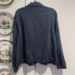 J.Crew Mercantile Women's Blue Striped Cotton Single Button Blazer Jacket Photo 7