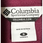 Columbia Sportswear Company Purple Fleece Vest Size Small Full Zip Up & Pockets Photo 2