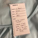 LL Bean Womans Shirt Dress Sizle M Knit Sleep Comfy Loungewear Cotton Basic Soft Blue Size M Photo 8