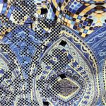 Evolution and creation  Blue Mosaic Crop Leggings Size Medium Photo 8