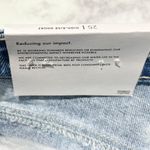 BP New Ripped Cutoffs High Rise Shorts Non-Stretch Denim Blue Bleached Wash Photo 7