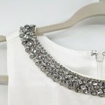 Mac Duggal  49093 White Crystal Neck Sleeveless Formal Trumpet Gown Size 12 NWT Photo 4