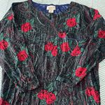 Victoria's Secret Vintage Victoria’s Secret Gold Label Floral Paisley Night Shirt Nightgown Photo 1
