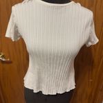 Isalis  Ribbed top curved hem cut out back size medium Photo 3