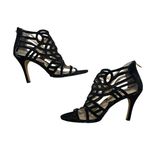 Adrienne Vittadini  Size 8 Womens Avl-Anjolie-1 Platform Dress Sandal Black $149 Photo 0