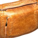 Urban Expression Urban Expressions Elegant Tan vegan Leather saddle style Shoulder Bag Photo 3