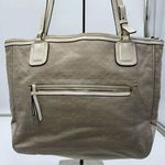 Coach  Poppy Signature Mini Oxford Beige White Jacquard Leather Photo 0