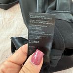 We The Free  People Pants Womens 26 Black Vegan Faux Leather Skinny Moto Photo 9