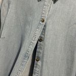 J.Jill  Denim Button Down Tunic Long Sleeve Denim Dress Photo 4