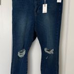 Good American Good Waist Crop Raw Edge High Rise Skinny Jeans Plus Size 22 NWT Photo 6