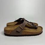 Birkenstock  Gizeh BS Thong Sandal in Mocha Birko-Flor (Narrow) Photo 6