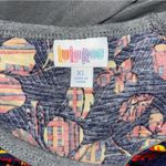 LuLaRoe Gray and Black Raglan Dress with 3/4 Sleeves Photo 3