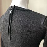 Vince Camuto NWT  Black Gold Sparkle Metallic Dress XS Photo 8