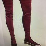Free People  women Burgundy Outer Limits over the knee boots. Size 6.5 Photo 8