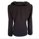 Neiman Marcus Vintage  Exclusive black ruffle collar blazer 6 Photo 2